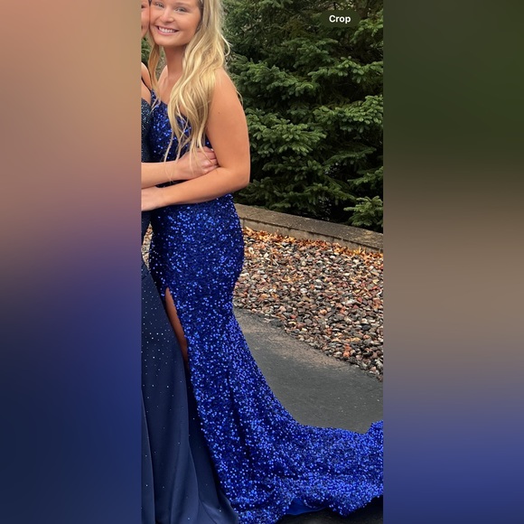 JOVANI Strapless Prom Dress - Picture 8 of 10